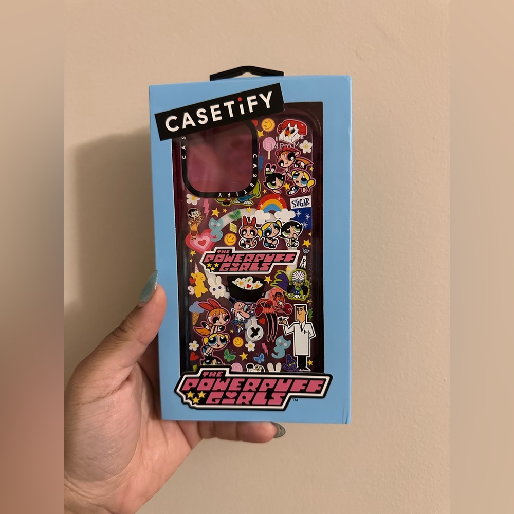 The Powerpuff Girls Stickermania Casetify case for the 14 pro max